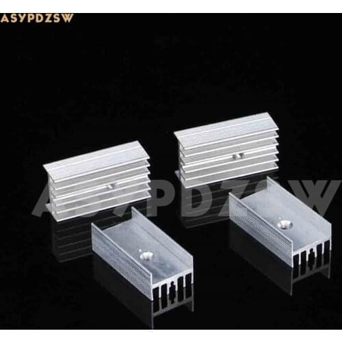 60 PCS/Bag Full aluminum Type-I electronic heat sink Diode Transistor Chip 30*15*10 radiator For TO-220