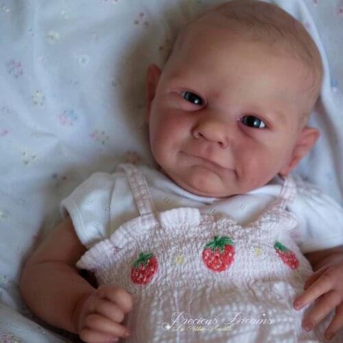 Reborn Baby Doll DIY 19 Inches Lifelike Newborn bebe reborn AVA Vinyl Unpainted Unfinished Doll Parts DIY Blank Doll Kit