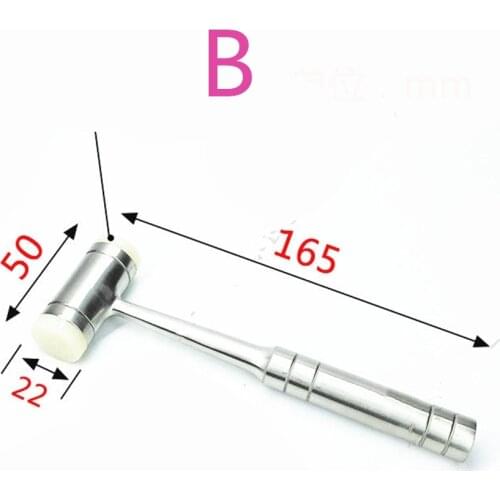 Dental Bone Surgery Mallet Stainless Steel for Multi Purpose Dental Tooth Extraction/ Implant Instrument