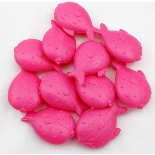 Simulation toy Unisex Pot-bellied Fish Simulation Of Marine Biology Pink Child Cognitive Toys For Children Kindergarten Teacher