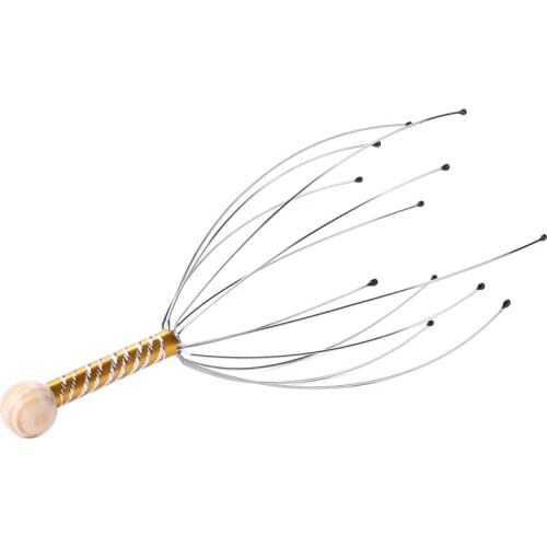 Skin Relaxing Hand Massage Tool Relaxation Pain Relief Octopus Scalp Neck Massage Tool Relax Body Head Massager