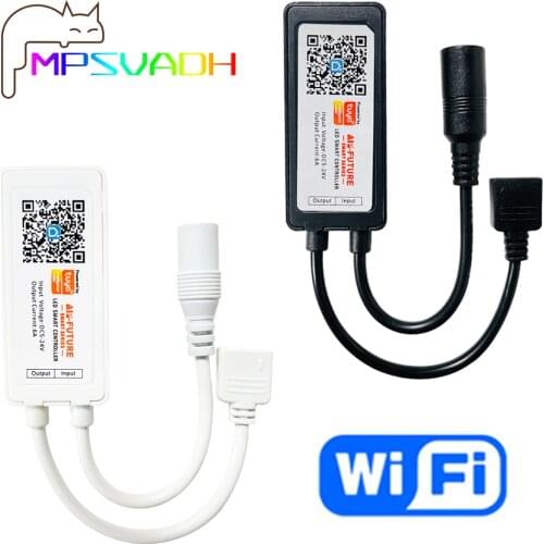 WIFI Controller RGB Mini 12V Compatible With TUYA Alexa For TV Bedroom Background Decoration RGB LED Strip Lights Decoration