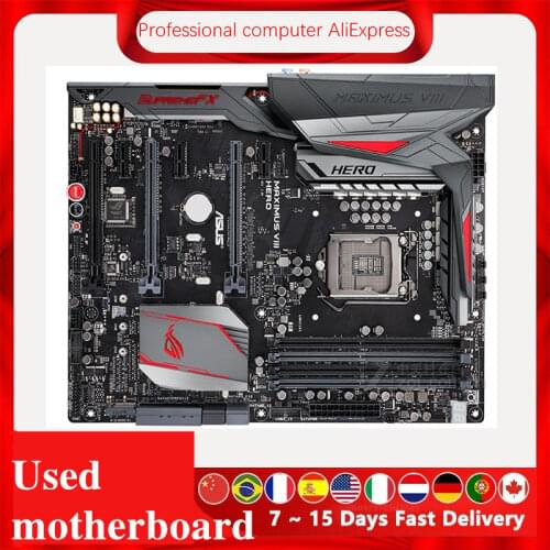 For Asus ROG MAXIMUS VIII HERO ALPHA Original Used Desktop Intel Z170 Z170M DDR4 Motherboard LGA 1151 i7/i5/i3 USB3.0 SATA3