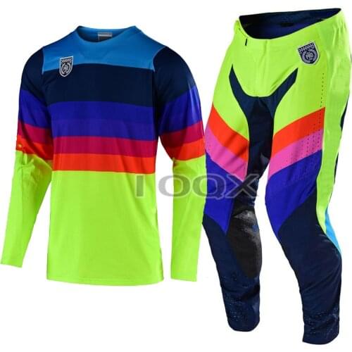Motorcycle GP Air Motorbike Jersey Pants Motocross Downhill Bike Gear Set Adult Suit