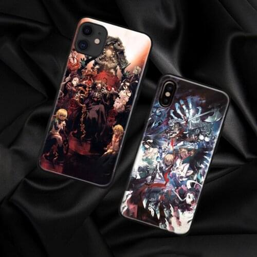 Great Tomb of Nazarick Overlord anime soft silicone Phone case cover shell For iPhone 6 6s 7 8 Plus X XR XS 11 Pro Max