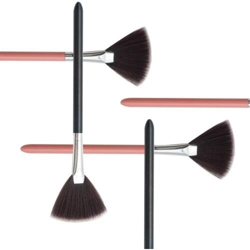 New Product Fiber Hair Fan-shaped Makeup Brush, Loose Powder and Powder Brush, Beauty Tools Makeup Brushes Beauty