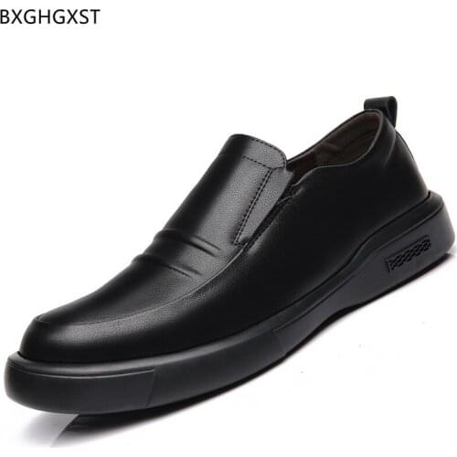 Casual Business Shoes Men Black Mens Leather Shoes Italian Loafers Dress Shoes for Men Office 2021 Chaussure De Homme Zapatos