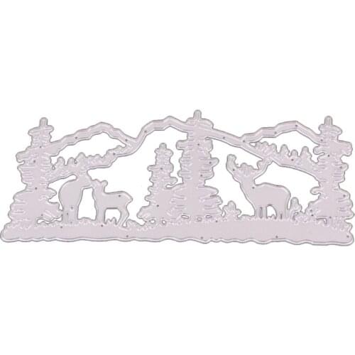 68UE Christmas Elk Metal Cutting Dies Stencil DIY Scrapbooking Album Paper Card Mold