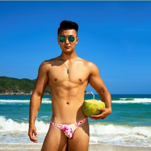 SD661 sexy man swimsuits briefs tight low waist men swimwear gay bikinis swimsuits men swim trunks different penis pouch size