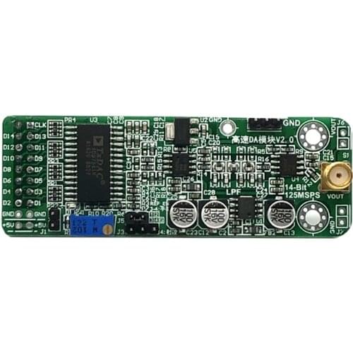 High speed DA AD9764 module 14 bit parallel DA 125m waveform generation FPGA development board