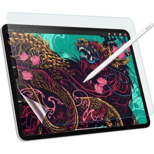 MoKo Like Paper Screen Protector for iPad Pro 11" 2018 &2020,Write,Draw and Sketch with Apple Pencil Like on Paper,Anti PET Film