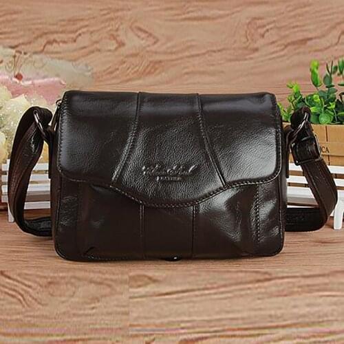 Made Of Genuine Natural Leather Women Messenger Bag Famous Brand Casual Ladies Satchel Hobo Crossbody Shoulder Travel Bag New