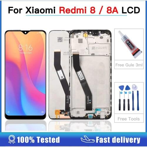 6.22" High quality for xiaomi Redmi 8A 8 LCD Display touch screen digitizer Assembly for redmi8 redmi8A lcd with frame Tested