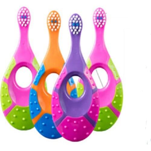 Toothbrush & Toddler for Age 0-3 Years Soft Bristle for Baby Teeth & Infant Gums Easy-Grip Finger Handle& Teething Pad 2PCS/ Set