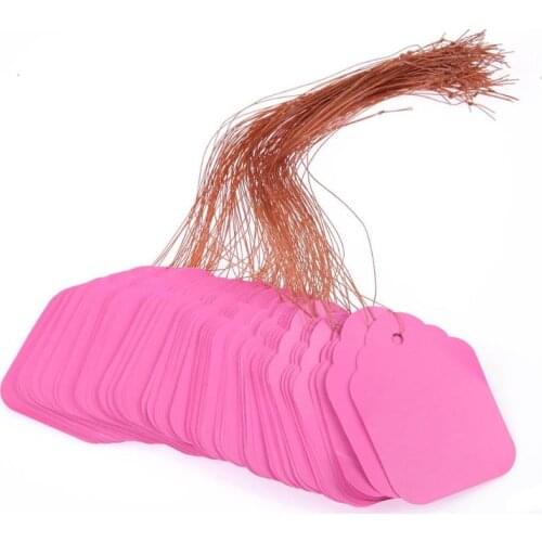 100Pcs Plant Tag Plastic Plant Tag Garden Gardening Label Plant Flower Nursery Label Marker Plant Hanging Label 3.6x2.5cmcm