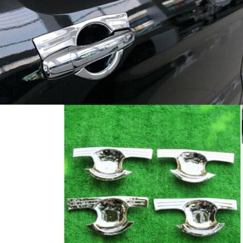 Car accessories for Ford Explorer 2011-2019 2018 Chrome Side Door Handle Bowl Cover Trim 4pcs
