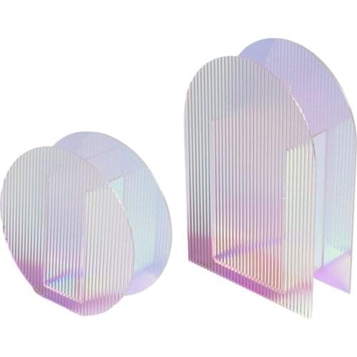 Geometric Acrylic Vase Elegant Decoration Floral Container Home Office Wedding Decoration Breastfeeding Gift