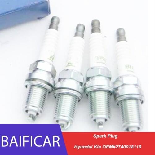 Baificar Brand New Genuine Spark Plug 2740018110 27400-18110 For Hyundai Kia