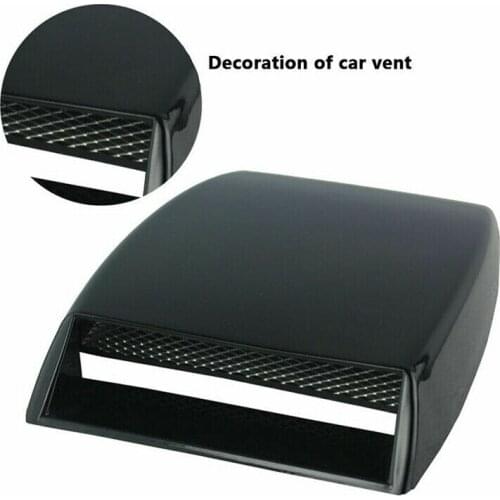 1pcs Air Flow Intake Hood Decorative Scoop Vent Bonnet Cover For Universal Car