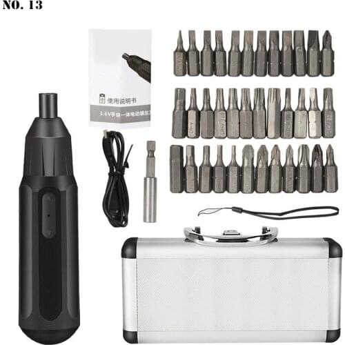 3.6V Electric Screwdriver Multifunctional Rechargeable Screwdriver Mini Screwdriver Set Home Portable Tools