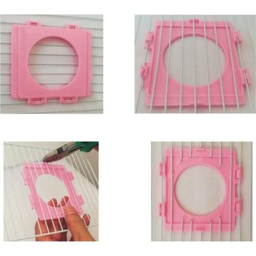 Small Hamster Cage Fittings External Pipe Mouth Baffle Hamsters Toy Cages Tunnel Port Outside Plate