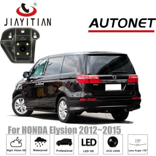 JIAYITIA Rear View Camera For HONDA Elysion 2012~2015 Car CCD 4 LED Night Vision Backup camera Parking Assistance