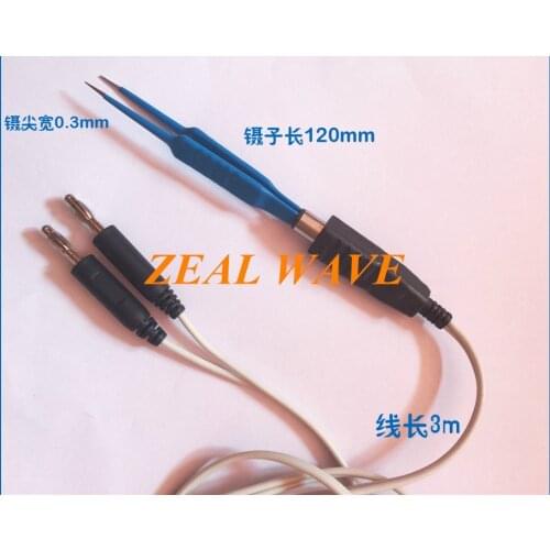 Cosmetology Plastic Coagulation Tweezers and Wire Bipolar Coagulation Tweezers + Line