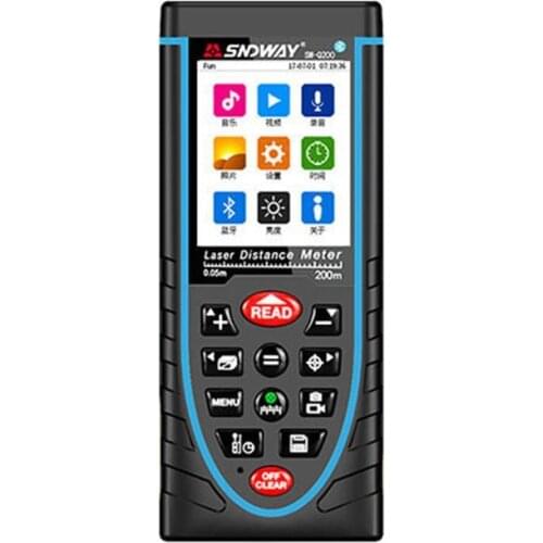 Maxgeek 200m Laser Distance Meter Bluetooth + APP Digital Laser Rangefinder For Indoors Outdoors Uses SW-Q200