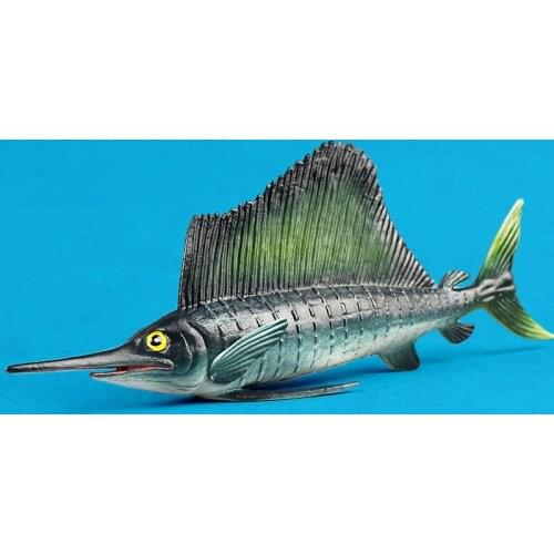 Sea Life Sailfish Toys Simulation Animal Model Action & Toy Figures Learning & Educational Christmas Gift for Kids