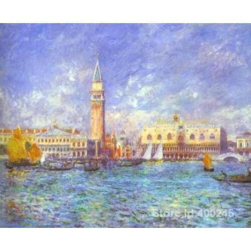 Pierre Auguste Renoir paintings of Doges Palace Venice modern art beautiful High quality Hand painted