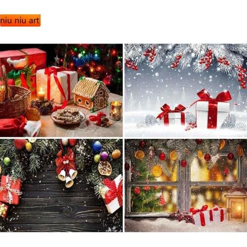 Christmas Gift Landscape Winter Snow Full Diamond Embroidery Diamond Mosaic Diamond Painting Cross Stitch Kits Home Decoration