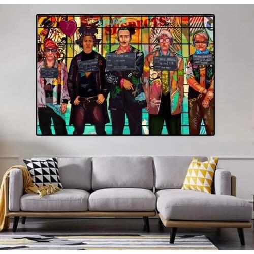 Street Graffiti Criminal Art Canvas Paintings Art Wall Decorative Poster Prints Pictures for Living Room Bedroom Home Decoration