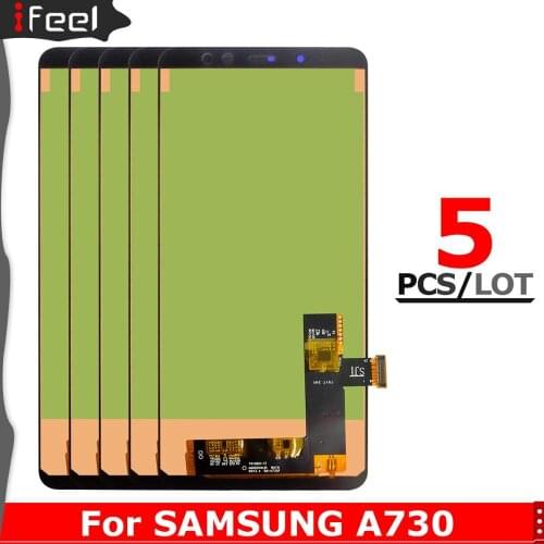 5Pcs 6.0'' For Samsung Galaxy A730 LCD Display Incell Touch Screen For Samsung A730 SM-A730F A730F/DS LCD Digitizer Assembly