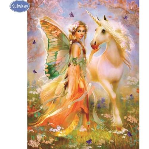 5D Diy Diamond Painting unicorn fairy,3d,Stitch Cross,full Diamond Embroidery mazayka 5d Diamond Mosaic Stickers Home Decoration