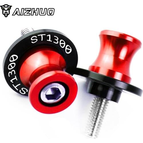 8MM Swingarm Stand Screws CNC Aluminum Motorcycle Swing Arm Spools Sliders FOR HONDA ST1300 ST 1300 2008-2012 2011 2010 2009 M8