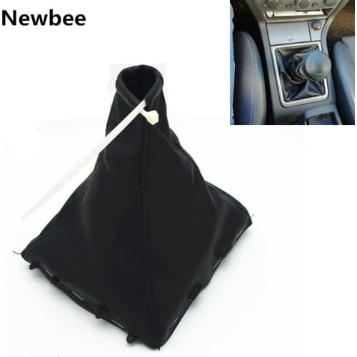 PU Leather Car Styling Accessories Gear Shift Knob Gaiter Boot Cover Case Collar For Opel/Vauxhall Vectra C MKII 2002-2008