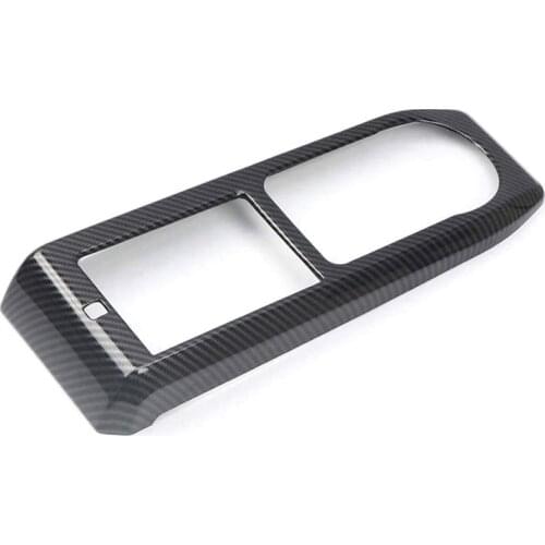 Center Console Gear Shift Panel Cover Trim for Toyota Tacoma 2016-2020 Accessories, ABS Carbon Fiber