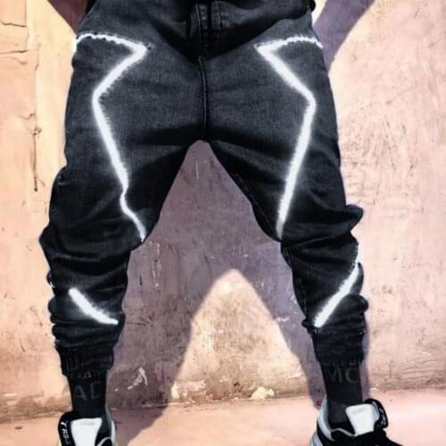 DFKDZG Men's Biker Jeans