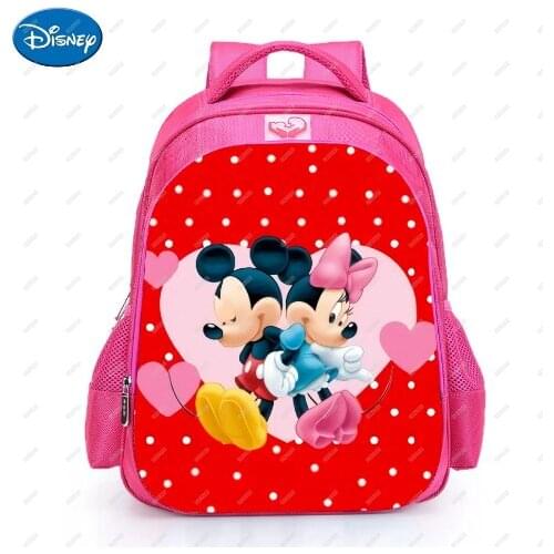 Disney Minnie orthopedics school bags for Boy Children waterproof School bag Teenager Schoolbags Kids Student Backpacks