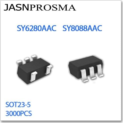JASNPROSMA SOT23-5 SY6280AAC SY8088AAC 3000PCS High quality New goods 6280 8088