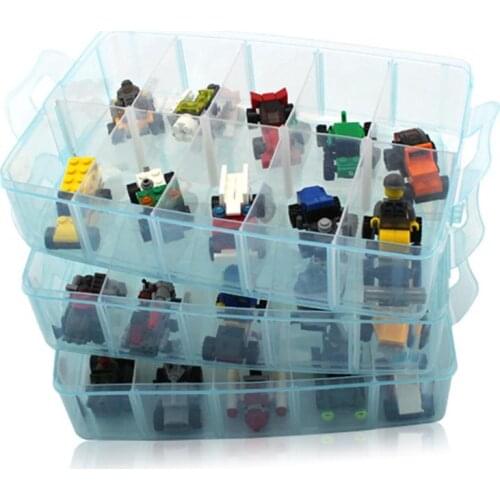 Toy Brick Storage Box Building Block Jewellery Diamond Storage Organizer Housekeeping Plastic Transparent Sorting Container