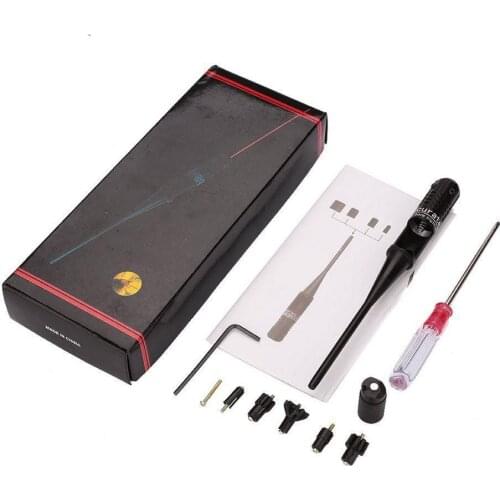 Red Dot Laser Pointer Boresighter Bore Sighter Kit for Hunting .22 To.50 Caliber Rifles Tactical Hunting Laser Sight Accessories
