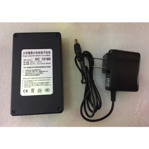 MasterFire DC 12V 1800mAh Rechargeable Portable Battery Lithium-ion Batteries Pack for CCTV Camera Transmitter DC 12180