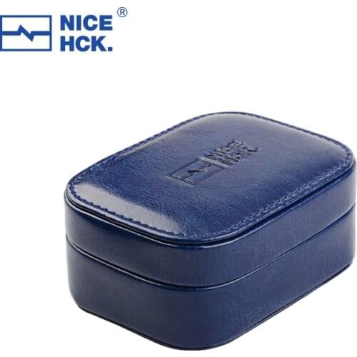 NiceHCK High Grade PU Portable Earbud Case Magnetic Earphone Carry Storage Box Bluetooth Headset Bag Accessory For Lofty Topguy