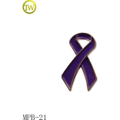 New tie metal pin badge brand custom metal logo labels for garment