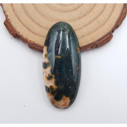 SALE,Ocean Jasper fashion pendant Cabochon,41X18X7mm9g