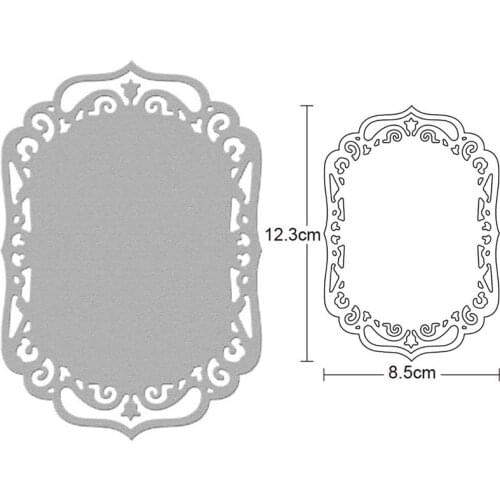 Craft dies Lace edge photo frame metal cutting dies Stencil for DIY die Scrapbooking Decorative Embossing dies Paper Card Making