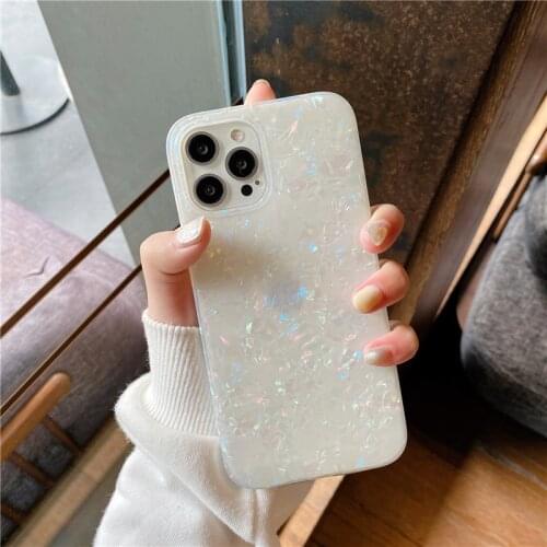 Luxuly Dream Brilliant Shell Phone Case For iPhone 12 Pro Max 11 Pro XS Max XR X 7 8Plus SE Matte Soft TPU Shockproof Cover Gift