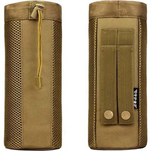 Outdoor Climbing Tactical Water Bottle Cover,Men Riding Hunting Mole Military Pockets,Wear-resistant Hiking Backpack Sub-package