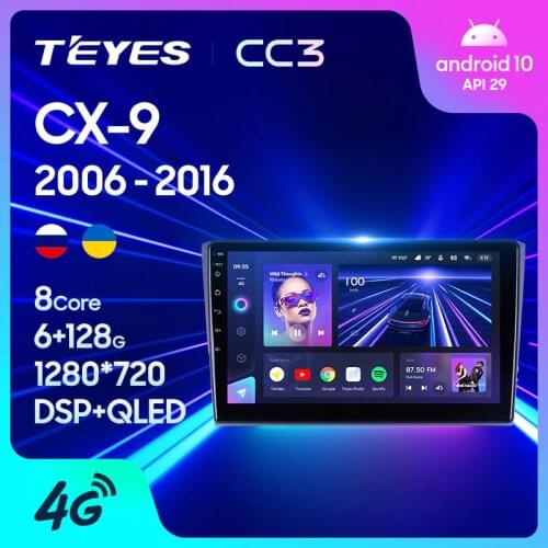 TEYES CC3 For Mazda CX9 CX-9 CX 9 TB 2006 - 2016 Car Radio Multimedia Video Player Navigation stereo GPS Android 10 No 2din 2 din dvd